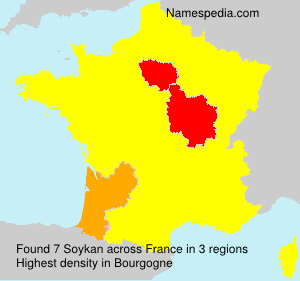 Surname Soykan in France Surname Soykan in France