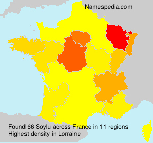 Surname Soylu in France Surname Soylu in France