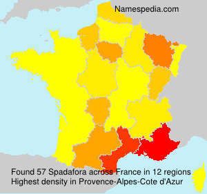 Surname Spadafora in France Surname Spadafora in France