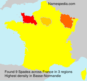 Surname Spadea in France Surname Spadea in France