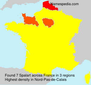 Surname Spalart in France Surname Spalart in France