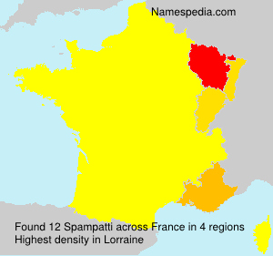Surname Spampatti in France Surname Spampatti in France