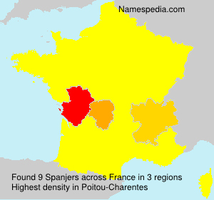 Surname Spanjers in France Surname Spanjers in France