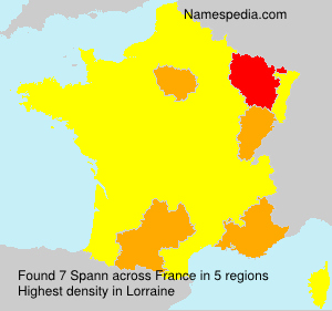 Surname Spann in France Surname Spann in France