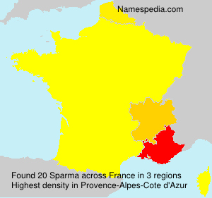 Surname Sparma in France Surname Sparma in France