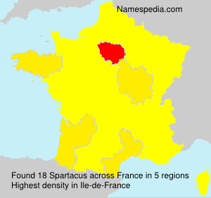 Surname Spartacus in France Surname Spartacus in France