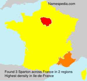 Surname Sparton in France Surname Sparton in France