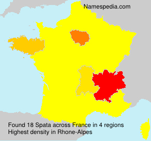 Surname Spata in France Surname Spata in France