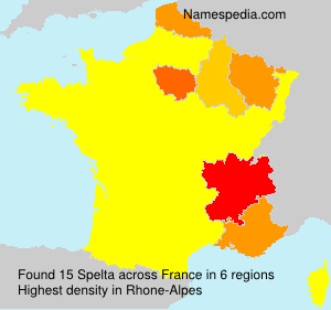 Surname Spelta in France Surname Spelta in France
