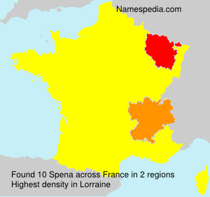 Surname Spena in France