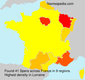 Surname Spera in France Surname Spera in France