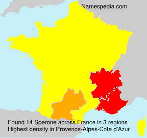 Surname Sperone in France Surname Sperone in France