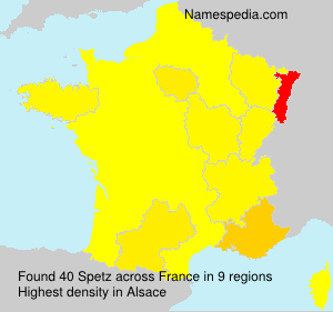 Surname Spetz in France Surname Spetz in France