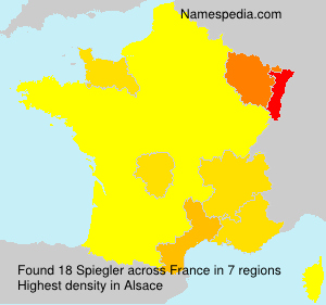 Surname Spiegler in France Surname Spiegler in France