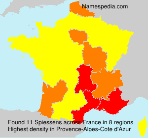 Surname Spiessens in France Surname Spiessens in France