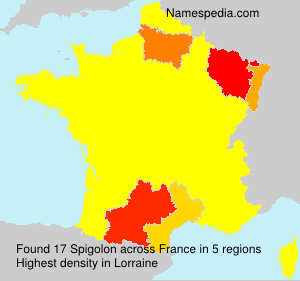 Surname Spigolon in France Surname Spigolon in France