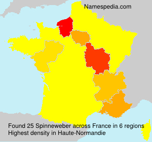 Surname Spinneweber in France Surname Spinneweber in France