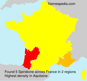 Surname Spiridione in France Surname Spiridione in France