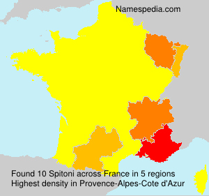 Surname Spitoni in France Surname Spitoni in France