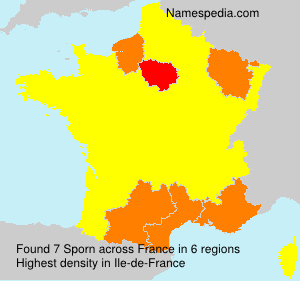 Familiennamen Sporn - France