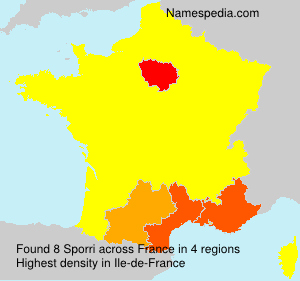 Surname Sporri in France Surname Sporri in France