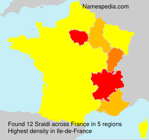 Surname Sraidi in France Surname Sraidi in France