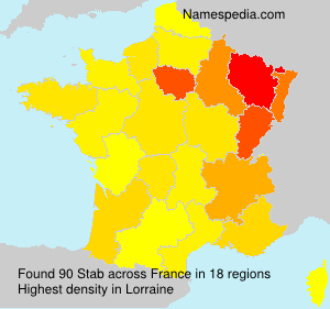 Surname Stab in France Surname Stab in France