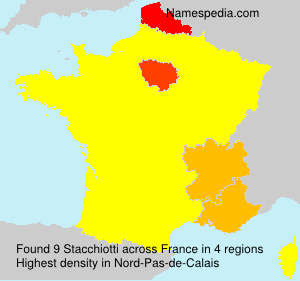 Surname Stacchiotti in France Surname Stacchiotti in France