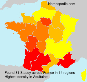 Surname Stacey in France Surname Stacey in France