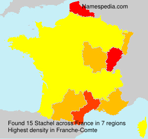 Surname Stachel in France Surname Stachel in France