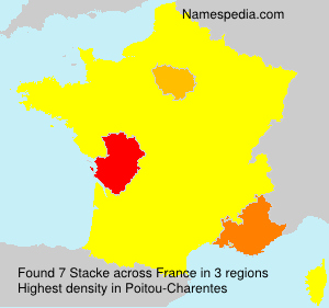 Surname Stacke in France Surname Stacke in France