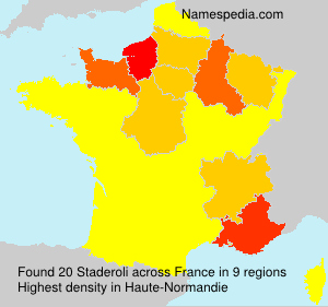 Surname Staderoli in France Surname Staderoli in France