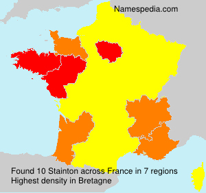 Surname Stainton in France Surname Stainton in France