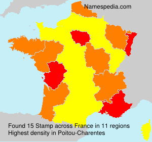 Surname Stamp in France Surname Stamp in France