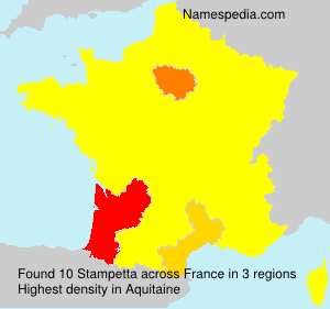 Surname Stampetta in France Surname Stampetta in France