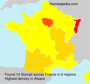 Surname Stampf in France Surname Stampf in France