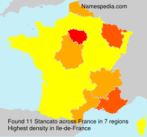 Surname Stancato in France