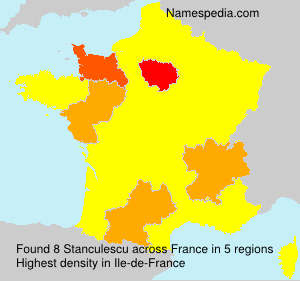 Surname Stanculescu in France