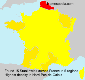 Surname Stankowiak in France Surname Stankowiak in France
