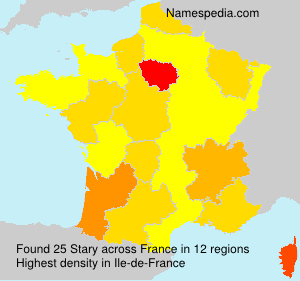 Surname Stary in France Surname Stary in France