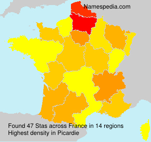 Surname Stas in France