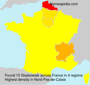 Surname Staskowiak in France Surname Staskowiak in France