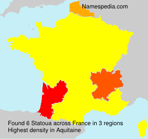 Surname Statoua in France Surname Statoua in France