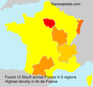 Surname Stauff in France