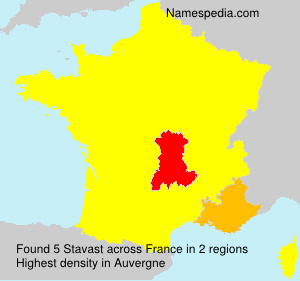Surname Stavast in France Surname Stavast in France
