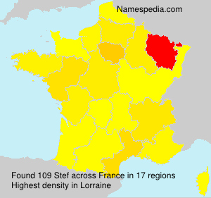 Surname Stef in France Surname Stef in France