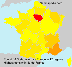 Surname Stefano in France Surname Stefano in France