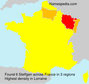 Surname Steffgen in France Surname Steffgen in France