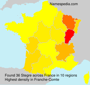 Surname Stegre in France Surname Stegre in France