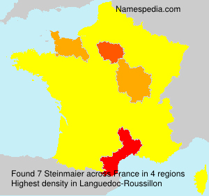 Surname Steinmaier in France Surname Steinmaier in France